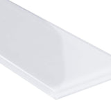 MSI Frosted Icicle 3 in. x 9 in. Glossy Glass Ice White Subway Tile (3.8 sq. ft. / case)
