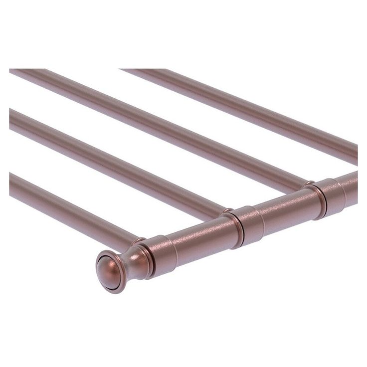 Allied Brass Carolina Collection 30-in Towel Shelf in Antique Copper