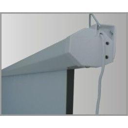 ProHT 100 in. Electric Projection Screen with White Frame - Super Arbor