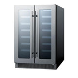 Summit Appliance 42-Bottle Capacity Dual Zone Cooling Built-In/Freestanding Wine Chiller