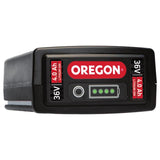 Oregon 16 in. 40-Volt Brushless Lithium-Ion Cordless Battery Walk Behind Push Lawn Mower with 4.0 Ah Battery and Charger