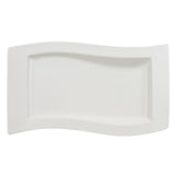 NewWave White Porcelain 19.5 in. Rectangular Platter