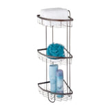 Style Selections 25.51-in H Steel Oil-Rubbed Bronze Freestanding Shower Caddy
