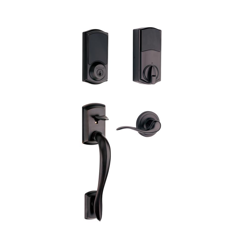 Z-Wave SmartCode 916 Touchscreen Satin Nickel Single Cylinder Electronic Deadbolt Featuring SmartKey Security - Super Arbor