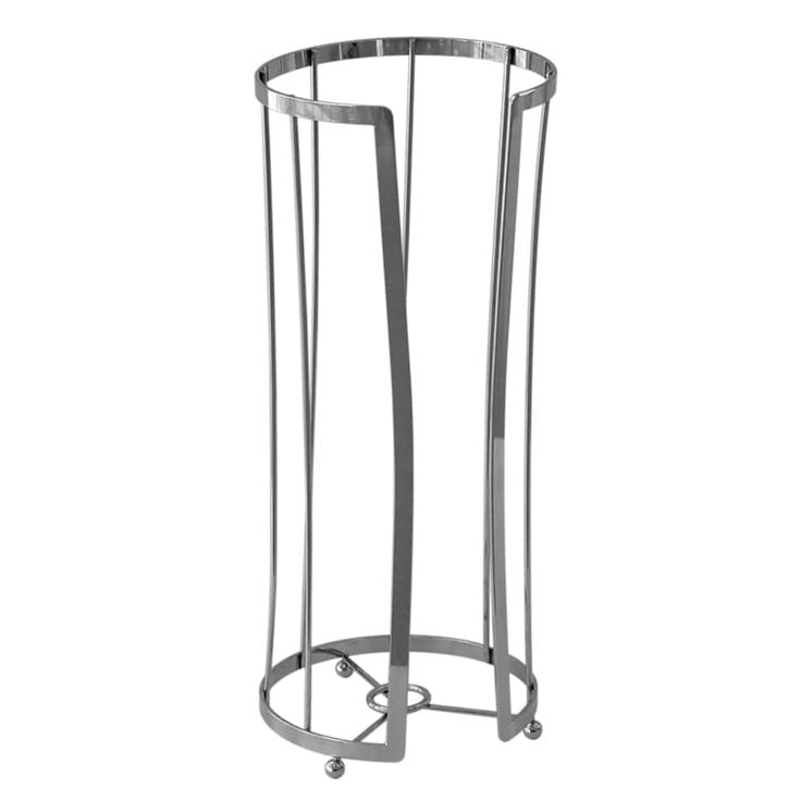 Style Selections Chrome Freestanding Floor Replacement Roller Toilet Paper Holder