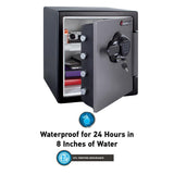 SFW123GTC 1.23 cu. ft. Fireproof Safe and Waterproof Safe with Digital Keypad - Super Arbor