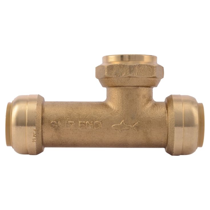 SharkBite 3/4-in Push-to-Connect x 3/4-in Push-to-Connect x 3/4-in dia Expansion Tank Tee Push Fitting