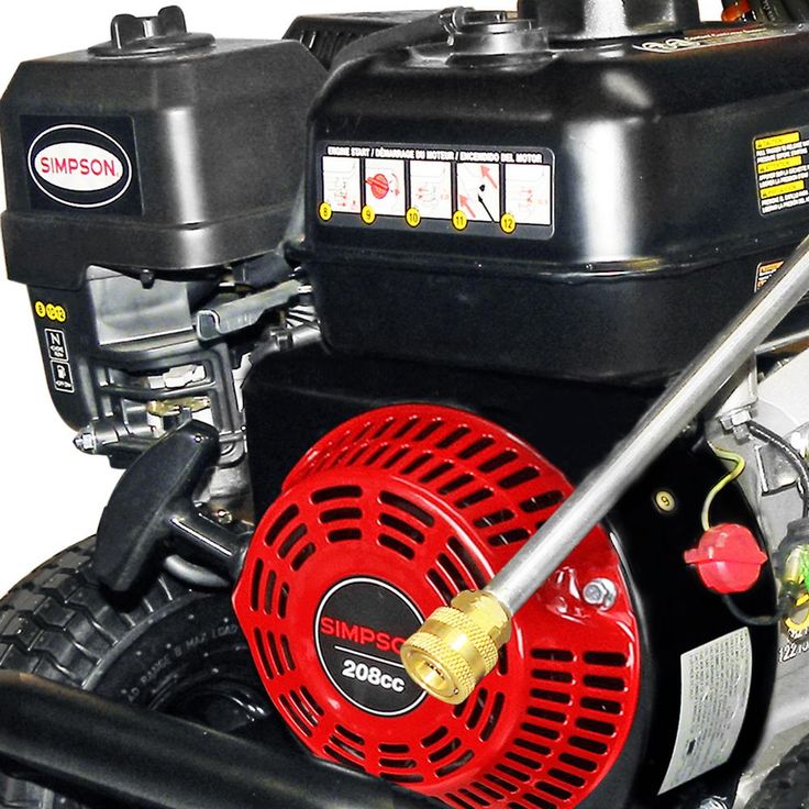 Simpson Clean Machine by SIMPSON 3400 PSI at 2.5 GPM SIMPSON Cold Water Residential Gas Pressure Washer