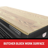 CRAFTSMAN Premium 2000 Series 51.2-in L x 39.5-in H 8-Drawers Rolling Black Wood Work Bench