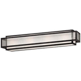 4-Light Aged Charcoal Bath Light