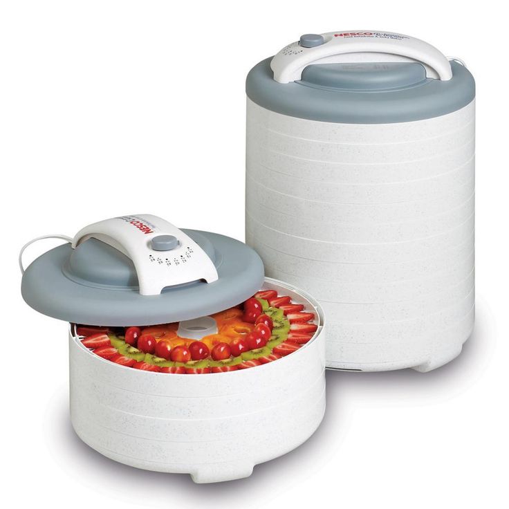 Snackmaster Encore 4-Tray Expandable White Food Dehydrator