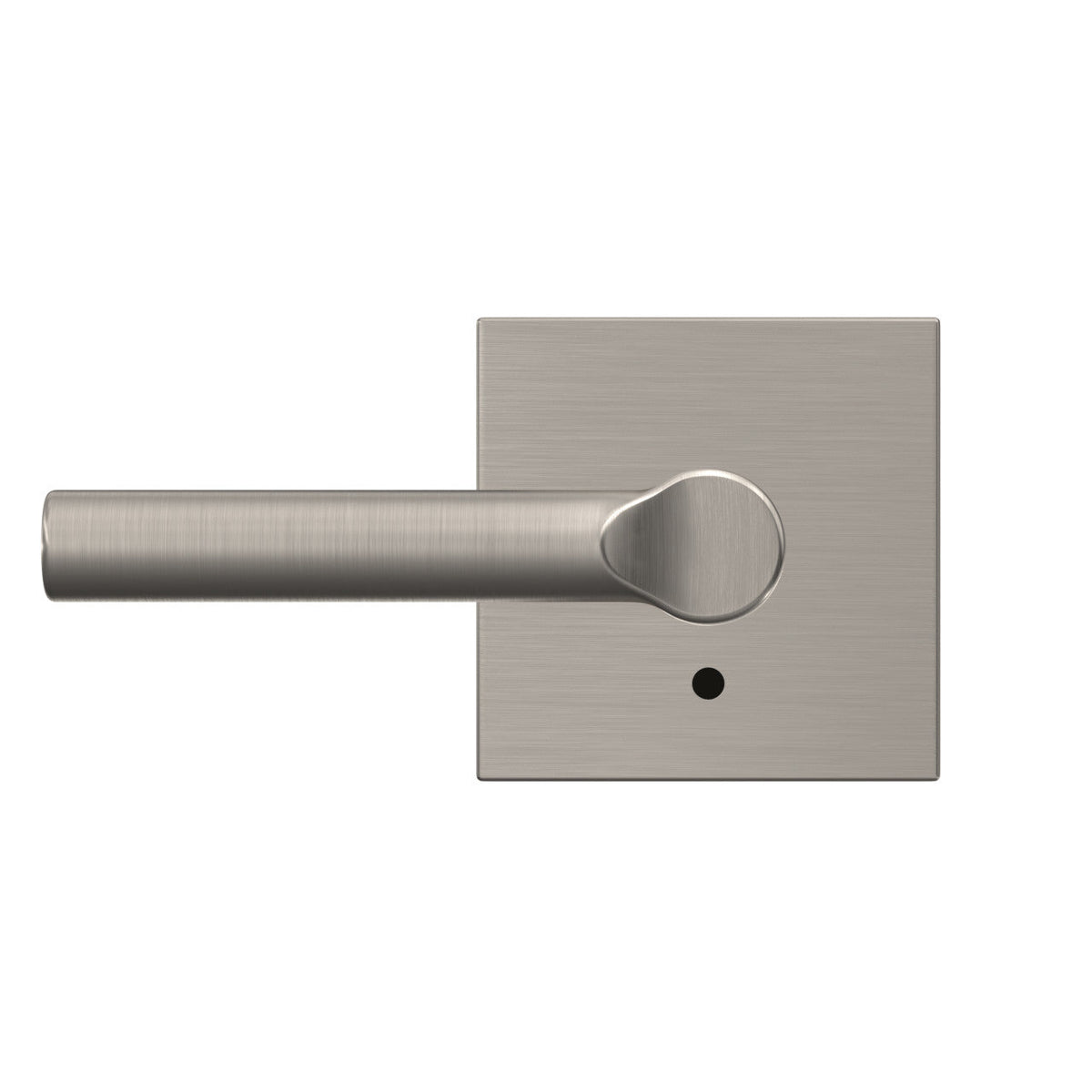 Schlage Custom Broadway Matte Black with Collins Trim Combined Interior Door Lever