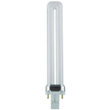 60-Watt Equivalent Twin Tube PL U-Shaped GX23 Base CFL Light Bulb in Cool White, 4100K (10-Pack) - Super Arbor