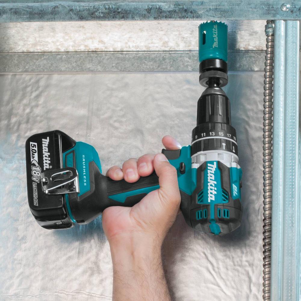 18-Volt 4-Piece 5.0Ah LXT Lithium-Ion Brushless Cordless Combo Kit Hammer Drill/ Impact Driver/ Recipro Saw/ Flashlight - Super Arbor