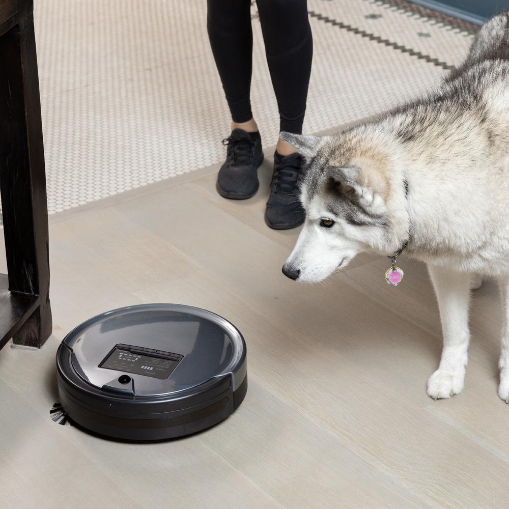 PetHair Plus Robotic Vacuum Cleaner and Mop, Charcoal - Super Arbor