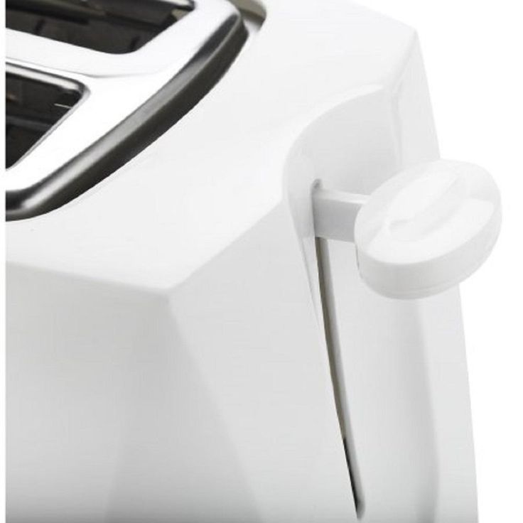4-Slice White Long Slot Toaster with Cool-Touch Exterior