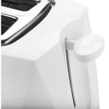 4-Slice White Long Slot Toaster with Cool-Touch Exterior