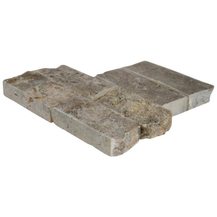 MSI Trevi Gray Ledger Corner 6 in. x 6 in. x 6 in. Natural Travertine Wall Tile (2.5 sq. ft./Case)