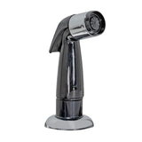 EZ-FLO Chrome 2-Handle Deck-Mount High-Arc Handle Kitchen Faucet (Deck Plate Included)