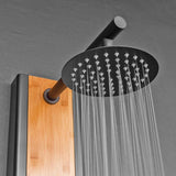 57 In. 8-Jet Multifunction Shower Panel System With Adjustable Rainfall Shower Head And Handheld Shower head