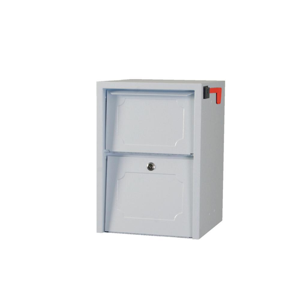 Weekend Away Vault Copper Vein Post/Column Mount Secure Mailbox - Super Arbor