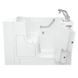 Gelcoat Value Series 51 in. Right Hand Walk-In Whirlpool and Air Bathtub with Outward Opening Door in White - Super Arbor