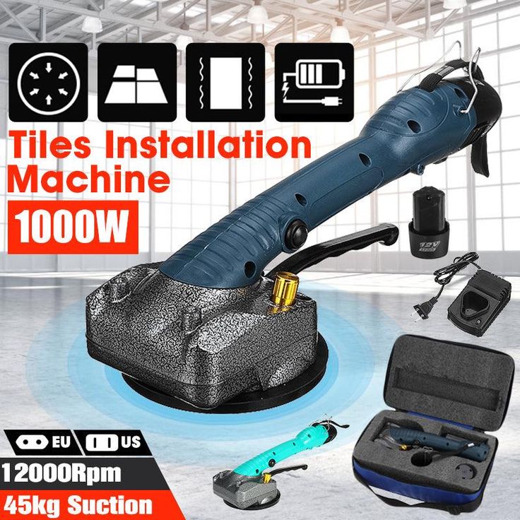 1000W 12000r/min Handheld Automatic Tile Vibrator Professional Tile Leveling Machine  Auto Wall Floor Leveler Tool