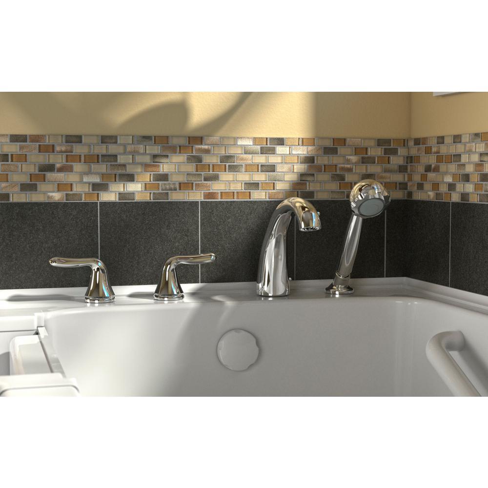 Value Series 60 in. Right Hand Walk-In Whirlpool Bathtub in White - Super Arbor