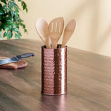 Copper Steel Utensil Caddy