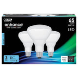 Feit Electric 65-Watt Equivalent BR30 Dimmable CEC Title 20 Compliant LED ENERGY STAR 90+ CRI Flood Light Bulb, Daylight (3-Pack)