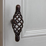 3 in. Long Rustic Bronze T-Handle Birdcage Cabinet Knobs (10-Pack) - Super Arbor
