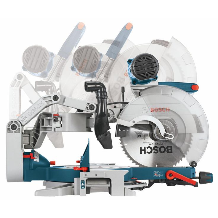 15 Amp 12 in. Corded Dual-Bevel Sliding Glide Miter Saw with 60 Tooth Saw Blade