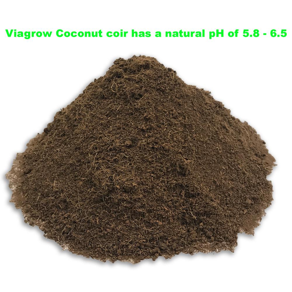 Viagrow 1.5 cu. ft. Coco Coir Fluffed Coconut Pith Fiber Soilless Grow Media Bag - Super Arbor