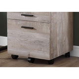 Jasmine Taupe Filing Cabinet - Super Arbor