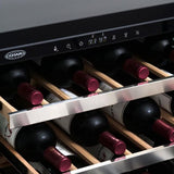 Cosmo 48-Bottle Capacity Stainless Steel Built-In/Freestanding Wine Chiller