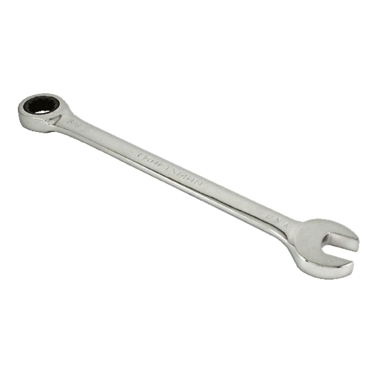 Craftsman 5/8 in. 12 Point SAE Ratcheting Wrench, 8 in. L