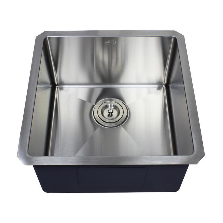 Undermount 16-Gauge Stainless Steel 18 in. x 18 in. x 10 in. Single Bowl Kitchen Bar Sink