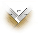 2-3/8 in. x 100 ft. Original Composite Flexible Corner Bead - Super Arbor