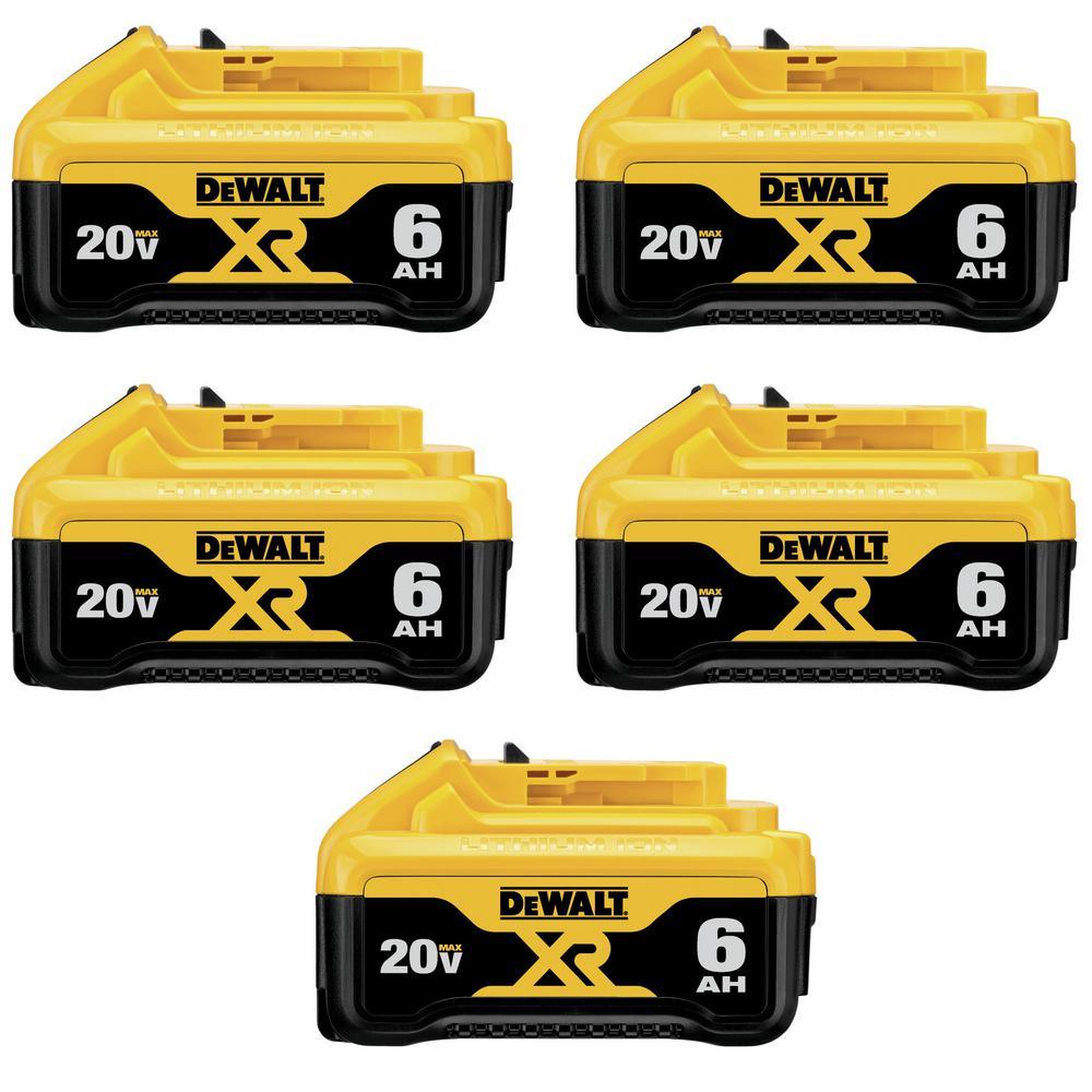20-Volt MAX XR Premium Lithium-Ion 5.0Ah Battery Pack (7-Pack) - Super Arbor