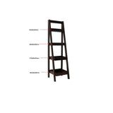 Bathroom Storage Ladder in Walnut - Super Arbor
