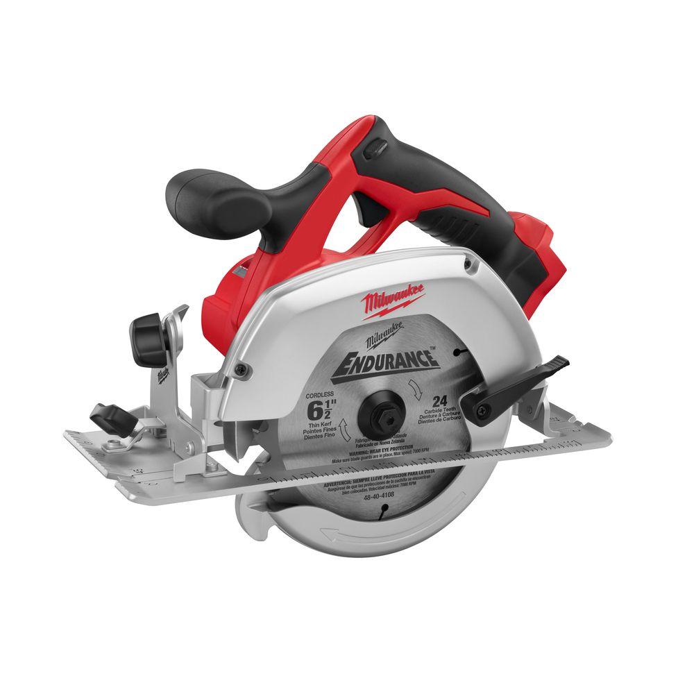 M18 18-Volt Lithium-Ion Cordless 6-1/2 in. Circular Saw W/ M18 Starter Kit (1) 5.0Ah Battery & Charger - Super Arbor