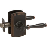 Italian Collection Sorado Black Bed/Bath Door Lever - Super Arbor