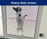 RELIABILT 48-in x 80-in Bronze Aluminum Sliding Patio Screen Door