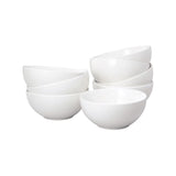 Basic White Stoneware Bowl (Set of 8)