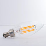 Bulbrite 40W Equivalent Warm White Light B11 Dimmable LED Filament Light Bulb (4-Pack)