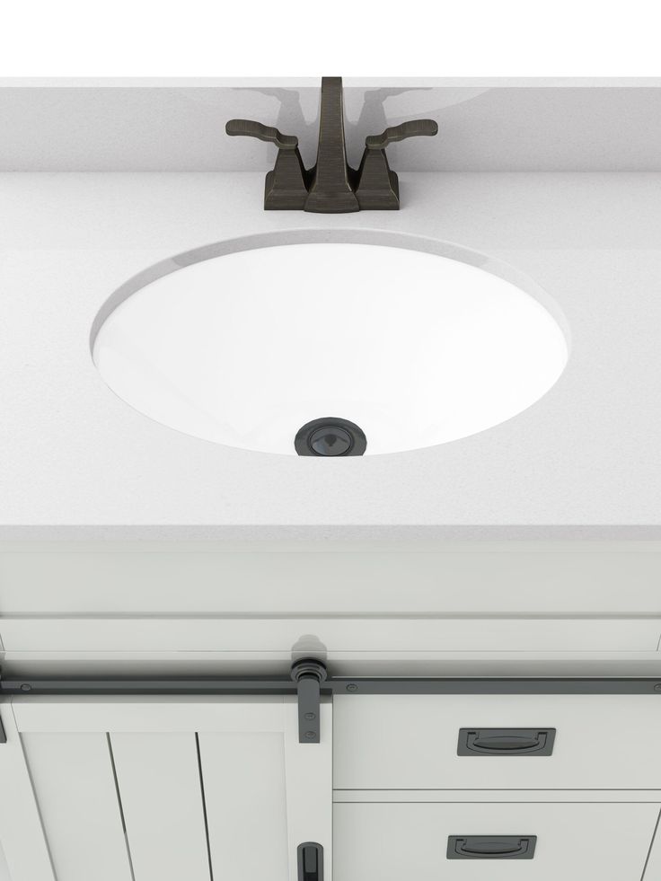 Style Selections Morriston 30-in White Single Sink Bathroom Vanity with White Engineered Stone Top