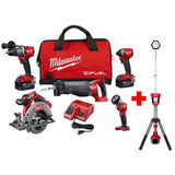 M18 FUEL 18-Volt Lithium-Ion Brushless Cordless Hammer Drill and Impact Driver Combo Kit (2-Tool) with Two 5Ah Batteries