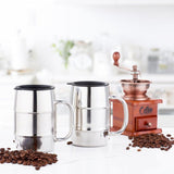 16 oz. KeepKool Stainless Steel Mugs with Lids (Set of 2)