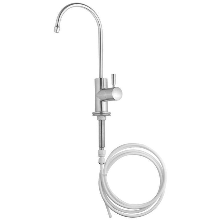 Ticor Andorra Stainless Steel 1-Handle Deck-Mount Bar and Prep Handle Kitchen Faucet