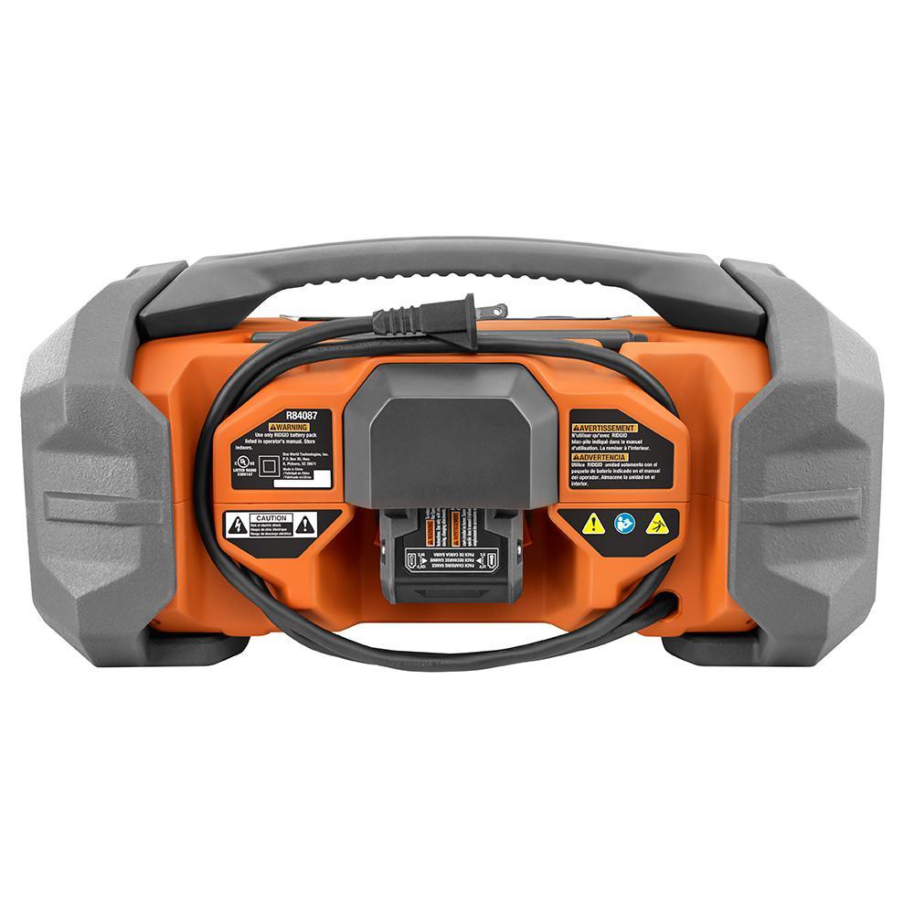 18-Volt Hybrid Jobsite Radio with Bluetooth Wireless Technology (Tool Only) - Super Arbor